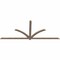 Ekena Millwork Redmond Smooth Timber Gable Bracket, Douglas Fir, 108"W x 45"H x 1 1/2"D x 3 1/2"F, 10/12 Pitch GBW108X45X0204RED00SDF - alternate 4